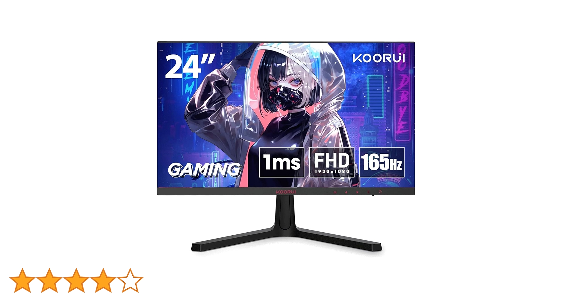 Amazon.co.jp: KOORUI ゲーミングモニター 24インチフルHD VA 非光沢